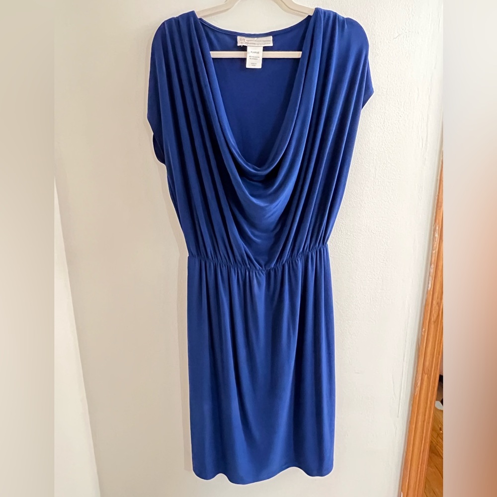 Dressbarn Blue Flowy Dress - Size XL